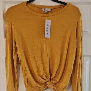 Mustard long sleeve top